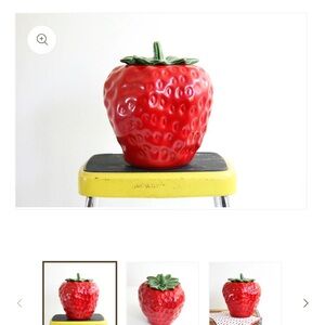 COPY - Vintage Strawberry Cookie Jar